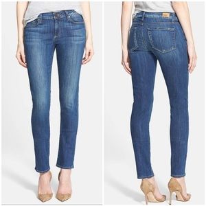 PAIGE Skyline Skinny Medium Wash Mid Rise Skinny Jeans size 29